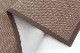 Floorpassion sisal teppich lago 19 braun mit hochwertiger baumwollbordüre. Sisal Teppich Vitoria Grau Braun Trendcarpet De