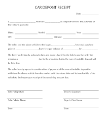 You can put the buyer's name and on the word templates online dog/puppy bill of sale form (free) page, you can select from pages offering or signing a puppy deposit contract is an excellent way for both parties to ensure that they. Car Deposit Receipt Template