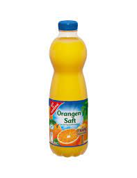Ich will doch bloß einen orangensaft! Gut Gunstig Orangensaft 1l
