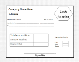 receipt template cash free invoice excel financial templates