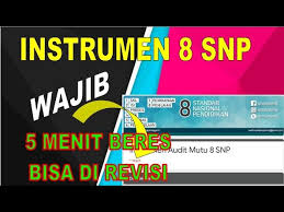 Instrumen supervisi kepala sekolah paud. Cara Pengisian Instrumen Pemetaan Mutu Pendidikan 8 Snp Youtube