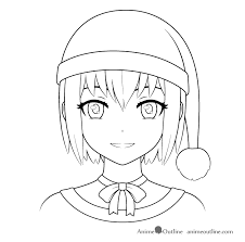 First of all, drawing is more like driving, the more you practice, the better you get. How To Draw Anime Christmas Santa Hat Girl Animeoutline
