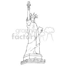 Black and white clip art statue of liberty black and white clipart. Black And White Statue Of Liberty Clipart Commercial Use Gif Wmf Svg Clipart 142520 Graphics Factory