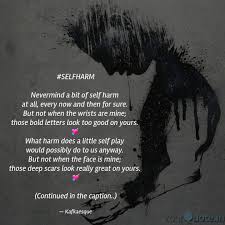 In a cold dark room. Selfharm Nevermind A Bi Quotes Writings By Pratik Gautam Yourquote