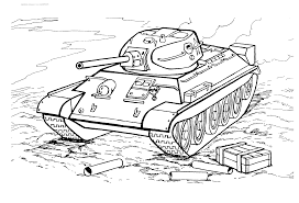 Malvorlagen T 34