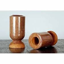 Capacity: 60 ml 5 Inch Wooden Tumbler at ₹ 99/piece in Saharanpur | ID: 15181284488
