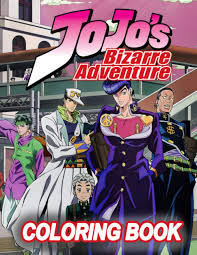 The series is divided into eight story arcs, each following a new protagonist bearing the jojo nickname; Jojo S Bizarre Adventure Coloring Book A Cool Coloring Book For Adults With Several Images Of Anime Characters Easy Way To Relax And Enjoy Coloring Fun Amazon Co Uk Reich Wolf Dieter 9798687184229 Books