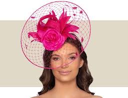Paris Fancy Headpiece Fuchsia In 2020 Fancy Hats Pink Fascinator Fascinator Hats