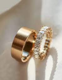 His And Hers Diamond Wedding Bands Wedding Rings Unique Wedding Bands