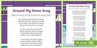 Himh stands for here in my home. Around My Home Song Teacher Made