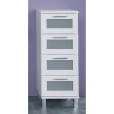 Son tiroir et ses 2 portes vous permettront de ranger aisément tous vos produits de toilette et accessoires de proposé à un excellent rapport qualité/prix, le meuble bas studio 2 blanc laqué saura nettement vous convaincre. Meuble Bas De Salle De Bain Contemporain Blanc 4 Tiroirs Yolo Matelpro