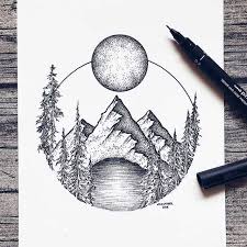 Pin By Kayla Travis On Tattoo Art Designs Pen Art Drawings Nature Art Drawings Circle Drawing