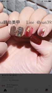 ป กพ นโดย 溦 珉 ใน nails ส ทาเล บ