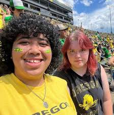 Our Ducks had fun in the sun at last week's first home football game 🏈🏟💛  #DuckFriday #GoDucks