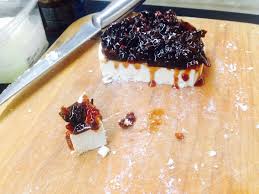 Manouri Cheese With Olives Jam What A Combination Manouri Cheese Food Jam