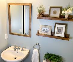 A coat of copper sulfate is applied over. How To Make A Diy Frame For A Bathroom Mirror
