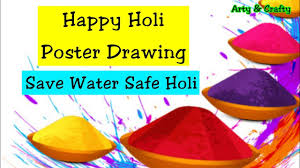 Holi is the apt time to break the ice, renew relationships and link yourself with those that you wanted to with a bit of color. Easy Drawing On Holi 2021 How To Draw Holi Festival Poster Holi Drawing Very Easy Save Water Youtube