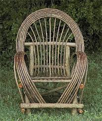 Around The Bend Willow Furniture Oversize Chair Seating Willow Furniture Twig Furniture Rustic Patio Furniture
