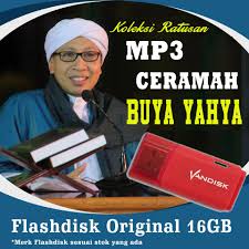 Flashdisk Koleksi Ratusan Mp3 Kajian Ceramah Islam Buya Yahya Shopee Indonesia