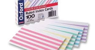 Amazon Com Esselte Corporation Index Cards Ruled With Color Bars 3 X5 100 Pack Assorted Office Products Index Cards Index Cards