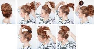 You can simply gather your hair into a ponytail on one side. Simple Hairstyles For Curly Hair