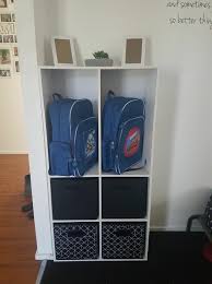 Kmart School Command Centre Home Organization Hallway Storage School Bag Storage