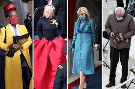 Inauguration Day 2021 Fashion Moments Best Outfits Looks More Teen Vogue Lady gaga stepped out in a schiaparelli dress on wednesday to sing the national anthem at the 2021 inauguration of president joe biden and madam vice president kamala harris.