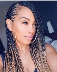 Melissa Erial Hair Blog Featuring Natural Hair Growth Updo Styling Braids With Weave African Hair Braiding Styles Hair Styles