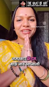 🌸✨ Our amazing artist Sangeeta Mathur is all set to welcome you with open  arms at the WTC Wedding & Art Exhibition! 💍🎨 Her heartfelt invitation is  a glimpse of the vibrant