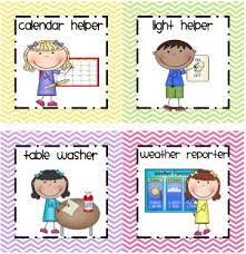 Image Result For Free Printable Preschool Job Chart Pictures