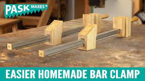 A tutorial on how to make a diy parallel clamp rack out of scrap wood. Easier Homemade Bar Clamps Youtube