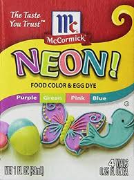 Buy Neon Purple Green Pink Blue 4 Pack Food Color By