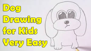 Everybody loves looking at cute animals. How To Draw A Dog For Kids Youtube