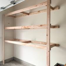 #1 is an overhead storage blueprint; How To Build Easy Diy Storage Shelves Themartinnest Com