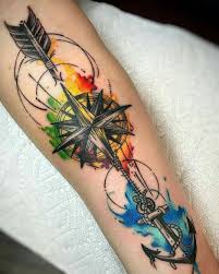 Dovme Yaptirmak Isteyenlerin Dikkatine Onemli Bir Duyuru Dovme Aliskanlik Yapar Aliskanlik Larinizin Pes In 2020 Tattoos For Guys Watercolor Arrow Tattoo Arrow Tattoos