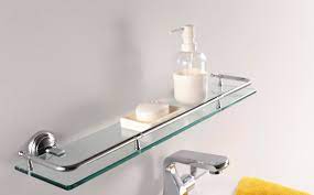They work significantly well for those with small bathrooms on which space becomes a problem. 3 Tier Chrome Glass Bathroom Wall Shelves 15 Image Wall Shelves