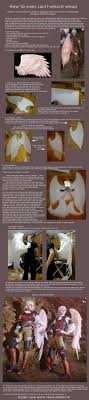 How To Make Light Weight Wings Kamael Because You Just Never Know When A Cosplay Will Need This Information Craft Diy Halloween Idees De Deguisement