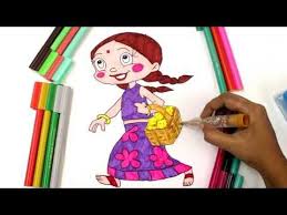 Chota bheem and chutki coloring pages. Pin On Learn To Draw And Color For Kids