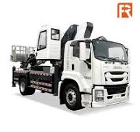 Isuzu Chassis 45meter Man Lift Truck Telescopic Boom Aerial Working Platform Truck