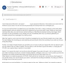 Unfortunately, scammers have now discovered them. The Bitcoin Sex Trap Email Extortion Scam Thoughtsofanidlemind S Blog