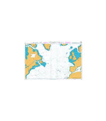 British Admiralty Nautical Chart 4011 North Atlantic Ocean Northern Part