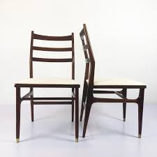Set Of Four Vintage Gio Ponti Style Leggera Chairs Chair Gio Ponti Modern Rocking Chair