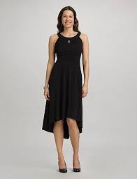 Petite Hi Lo Keyhole Dress Dressbarn Dresses Petite Dresses Formal Style