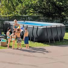 Intex Ultra Xtr Metal Frame Swimming Pool With Sand Filter 549 X 274 X 132 Cm 26356 The Giftery