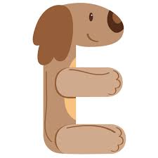 Resultat d'imatges de letras con forma de animales