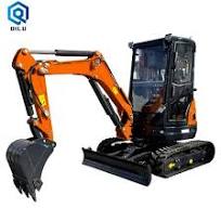 Qilu Cheap Price Chinese Mini Excavator Enclosed Cabin ...