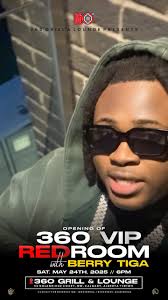 360 VIP Redroom Grand Opening. It’s time to unlock the, experience!, Join  us May 24th, 2025 at 6PM as we unvelil the ultimate VIP vibe with special  guest @berri_tiga and a live performance by the ...