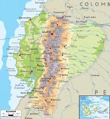 You can print or download these maps for free. Physical Map Of Ecuador Ezilon Maps Ecuador Map Map Physical Map