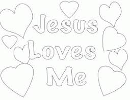 Teach your kids about the life and love of jesus christ with these jesus coloring pages. Jesus Loves Me Coloring Page Coloring Pages For Kids And For Adults Coloring Home