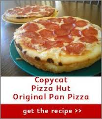 Pizza Hut Original Pan Pizza Recipe From Cdkitchen Copykat Recipes Recipes Best Homemade Pizza
